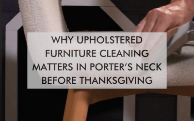 Schedule an Upholstered Furniture Cleaning in Porters Neck Before Thanksgiving