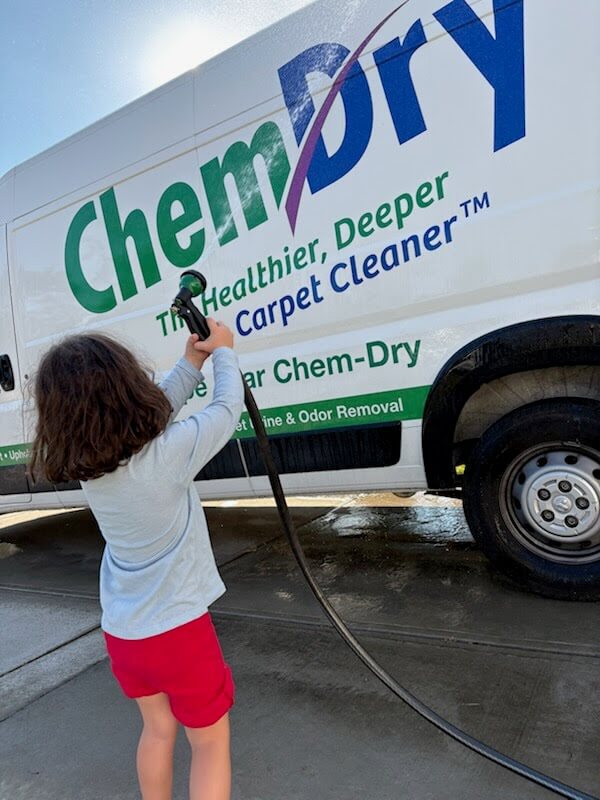 washing chem-dry van